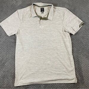 Oakley Mens Gravity Polo 2.0 Size XL Heather Gray Golf Tennis Pickleball